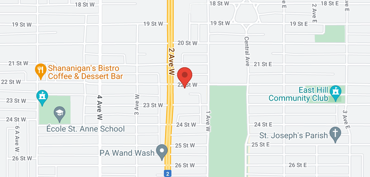 map of 149 22nd ST W